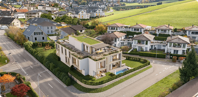Property aerial view